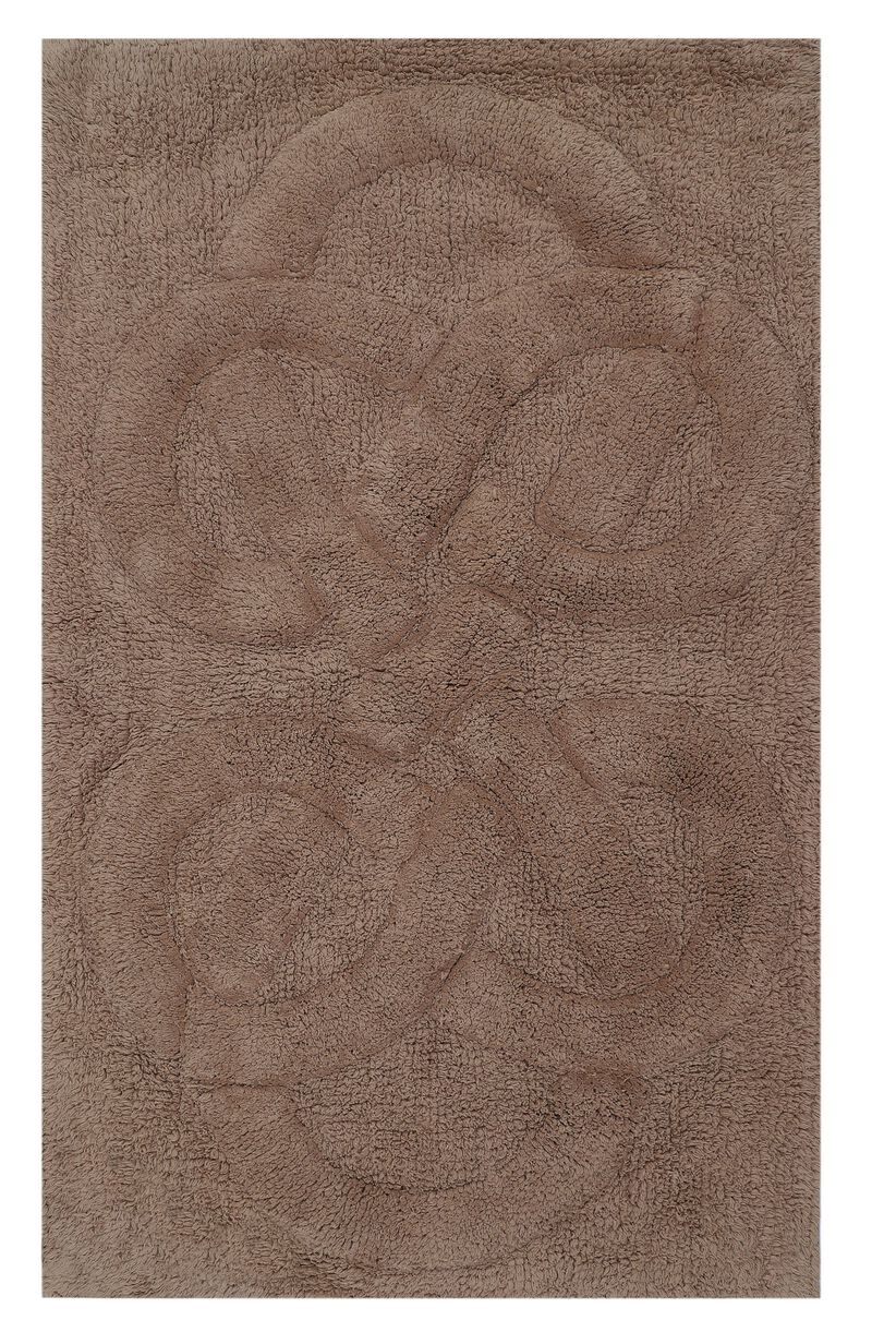 Knightsbridge Tuft Twisted 220 GSF Non Skid Back Bath Rug 20 x 30 - Natural