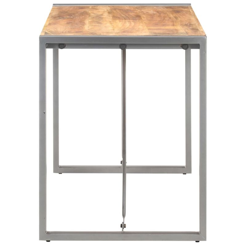 vidaXL Dining Table 47.2"x23.6"x29.5" Solid Rough Mango Wood