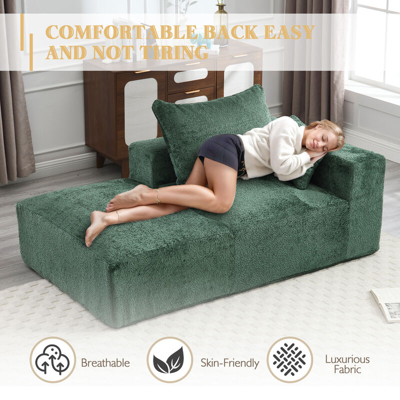 Merax Chenille 2-seat Lounging Sofa  Chair