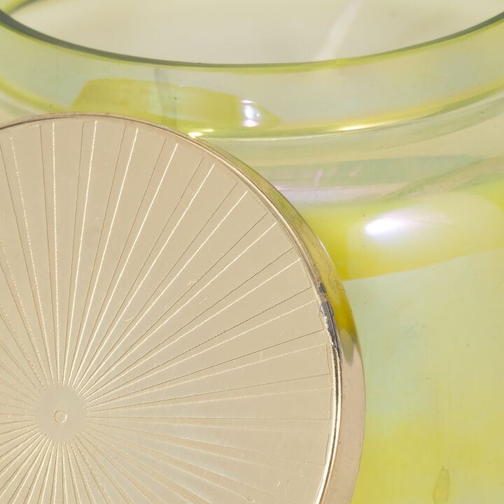 5" Green Verbena Luster Candle