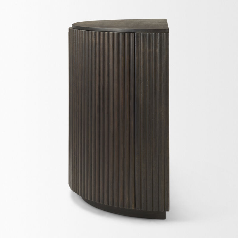 Terra Dark Brown Accent Cabinet