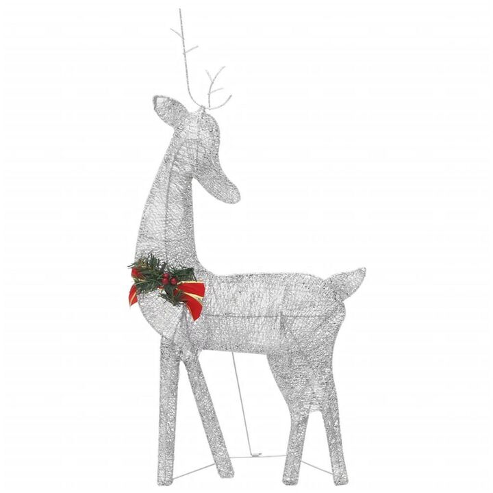 Garden 3pc Reindeer Christmas Decoration, 90 LEDs, Cool White Lights - Benzara