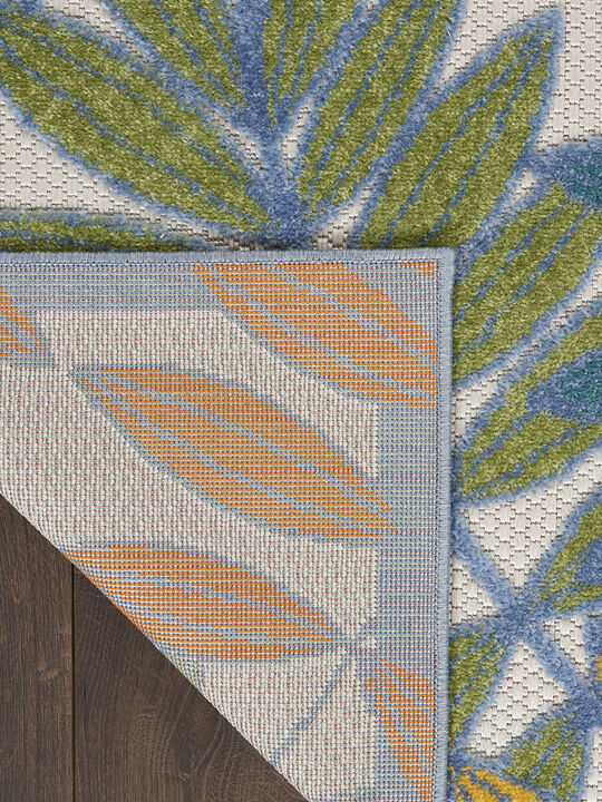 Aloha ALH18 Ivory/Multicolor 6' x 9' Rug