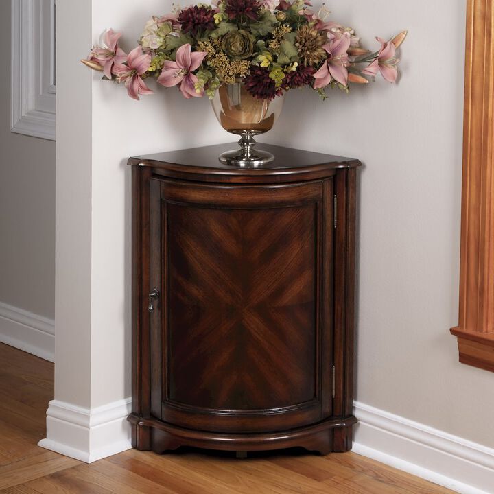Butler Specialty Company Durham Corner Cabinet, Dark Brown