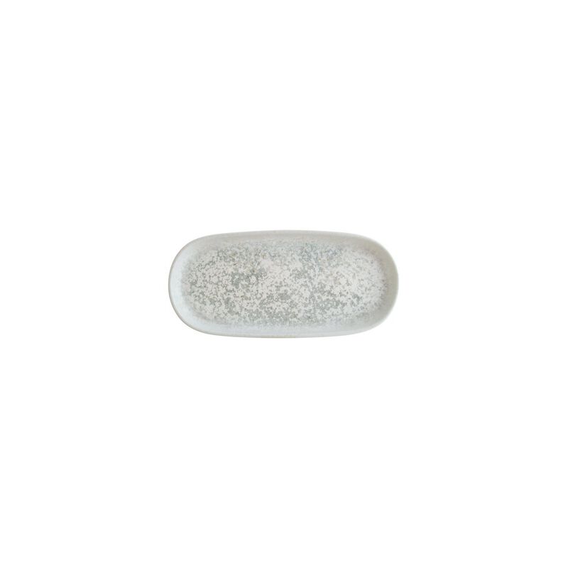Luna Ocean 8.5" x 4" x h:0.75" Oval Decorated Porcelain Platter (Set of 2)