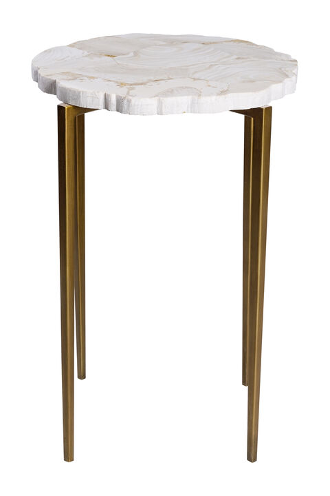 Fossil Top Accent Table