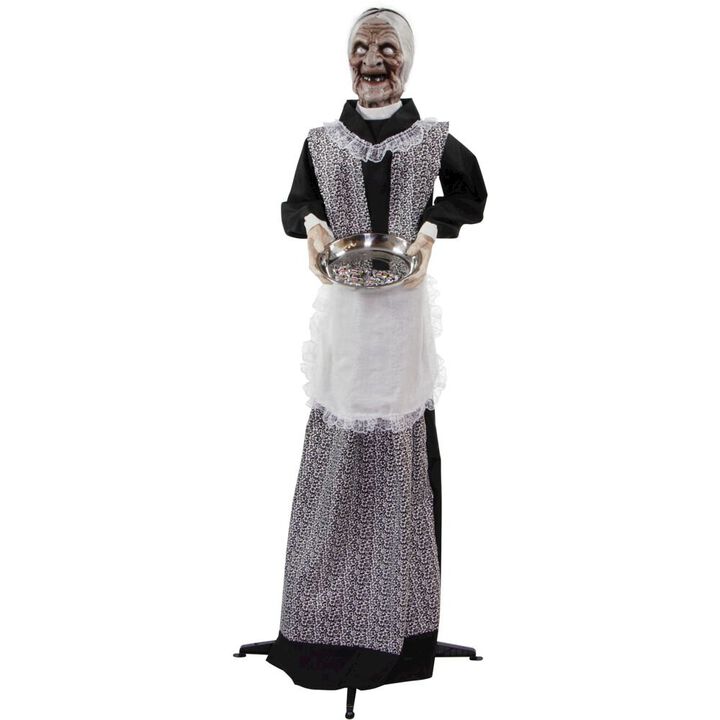 Haunted Hill Farm 61'' Standing Animated Housemaid