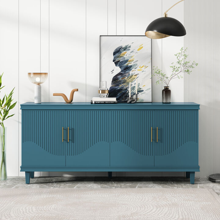 Merax Modern 4-Door Storage Cabinet