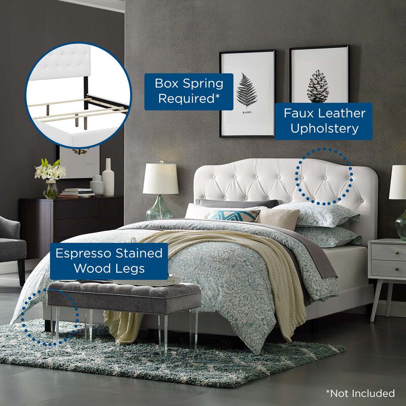 Modway - Amelia Full Faux Leather Bed