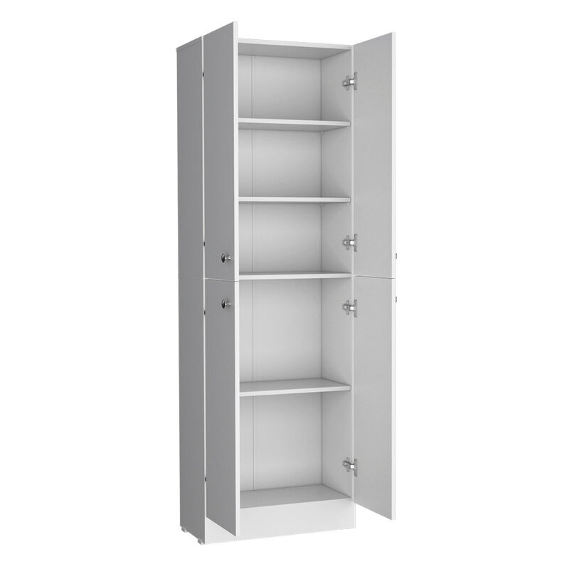 Pantry Cabinet Coahoma, Kitchen, White
