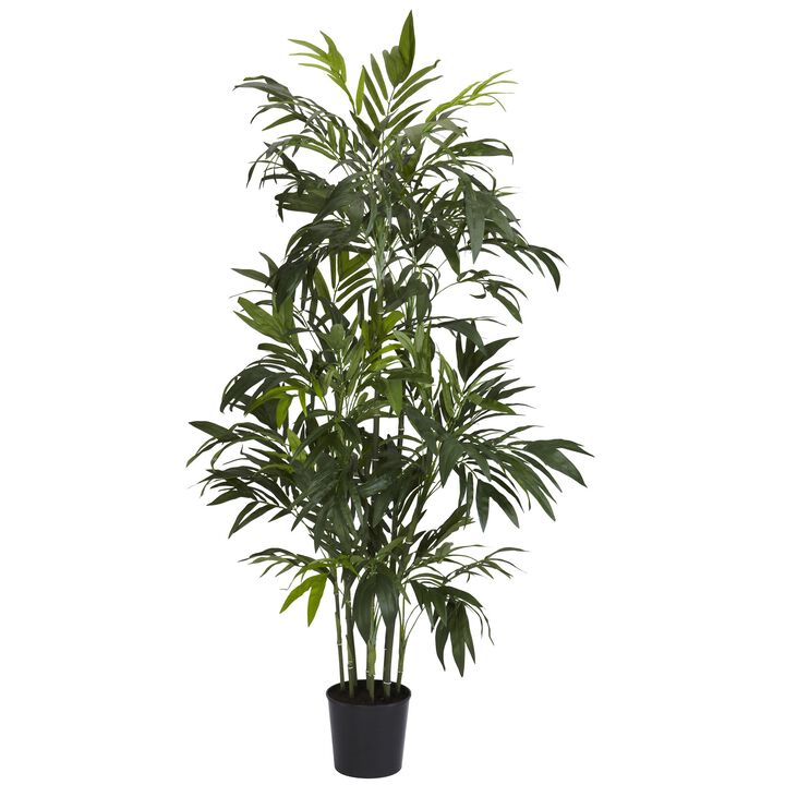 Hivvago 6 Feet Bamboo Palm Silk Tree