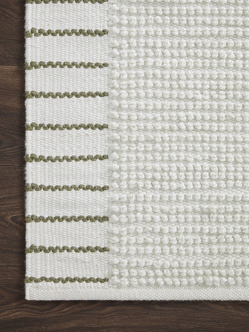 Sadie SAD01 White 3'6" x 5'6" Rug