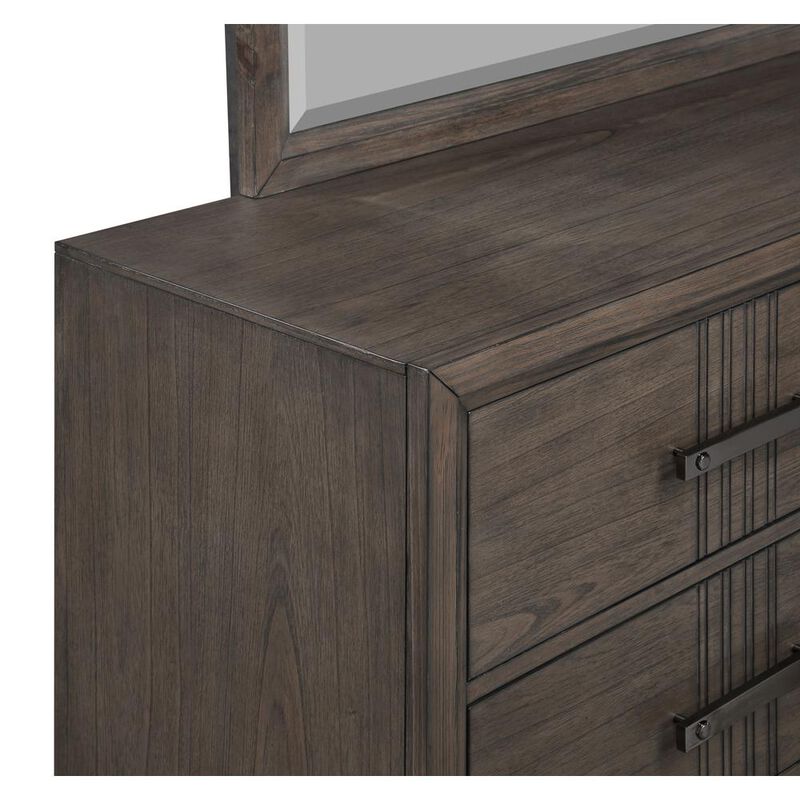 New Classic Furniture Landon Dresser-Walnut