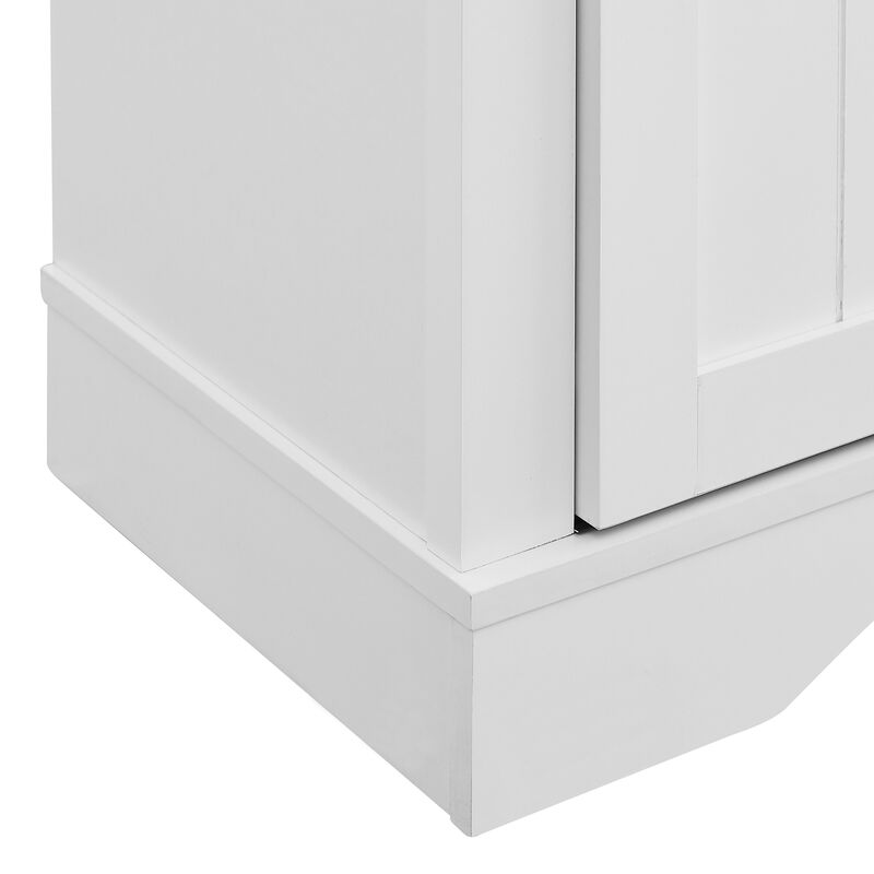 FESTIVO Rustic 47-inch Bar Cabinet with Sliding Barn Door