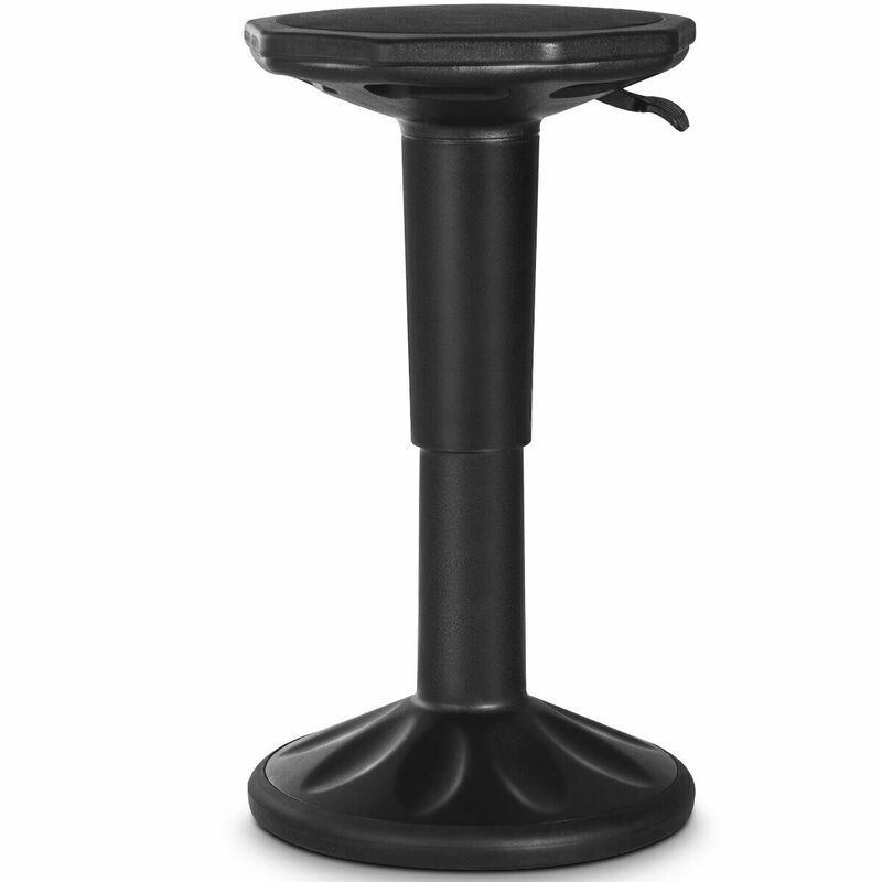 Costway Wobble Chair Height Adjustable Active Learning Stool Sitting Home Office Black