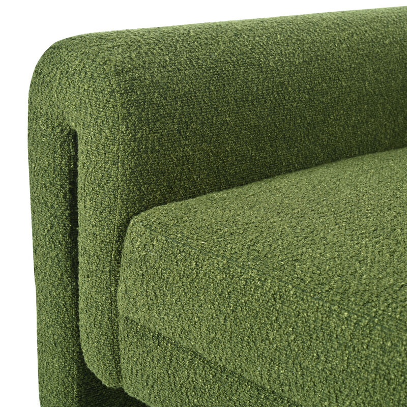 Merax Modern Bouclé Upholstered Accent Chair for Living Room