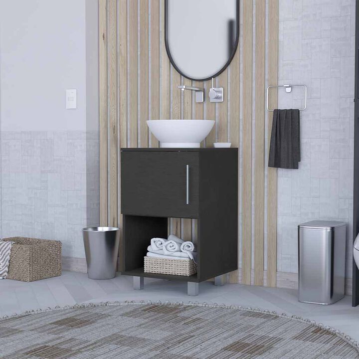 Single Bathroom Vanity Pigmag, Bathroom, Black
