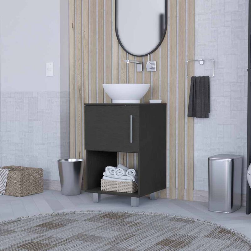 Single Bathroom Vanity Pigmag, Bathroom, Black