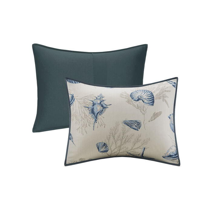 Gracie Mills Villanueva Coastal Escape 7-Piece Comforter Set