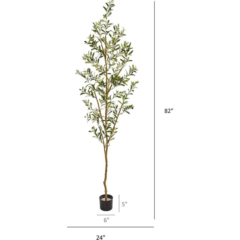 Hivvago 82" Olive Artificial Tree