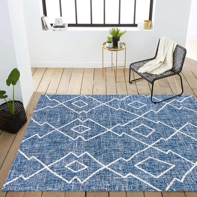 Carwa Tribal Diamond Trellis Indoor/Outdoor Area Rug