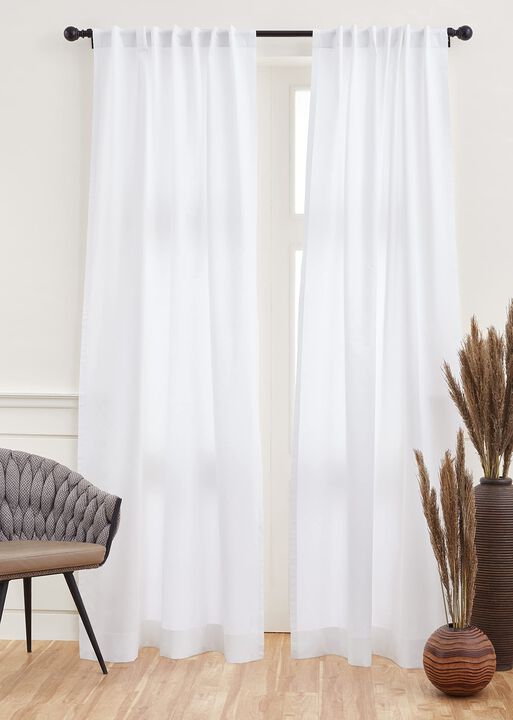 Solino Home 100% Pure Linen Cotton Linen Curtain Curtain