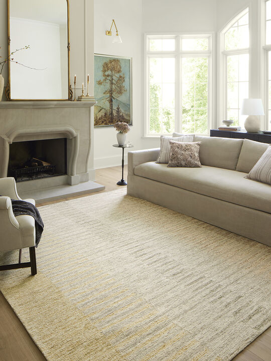 Chris CHR01 Dove/Santa Fe 3'6" x 5'6" Rug