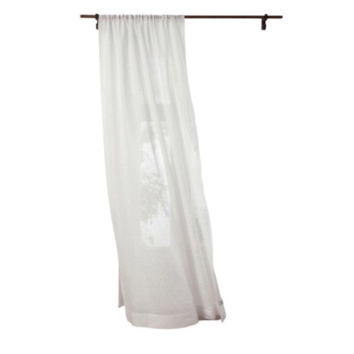Solino Home 100% Pure Linen Sheer Curtain for Thanksgiving, Christmas