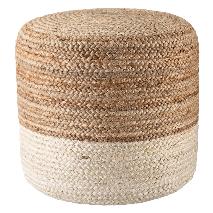SABA OTTOMAN CYL Antique White