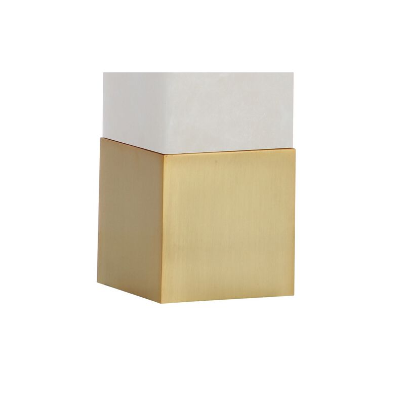 Jeffrey Metal/Marble LED Table Lamp