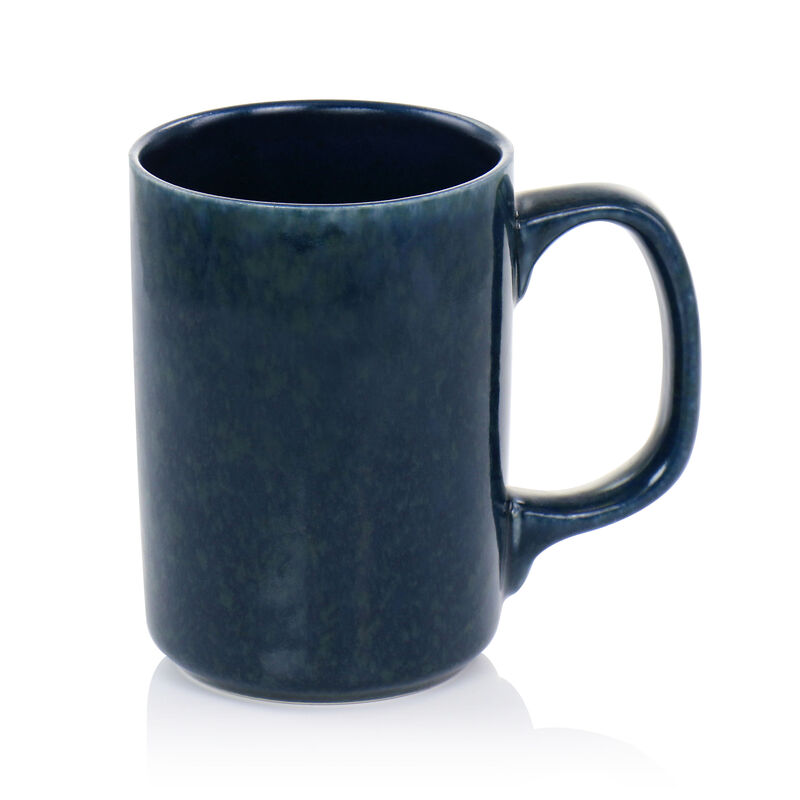 Mr. Coffee Mr. Sidewalk Blues 18oz 4 Piece Stoneware Mug Set in Assorted Colors