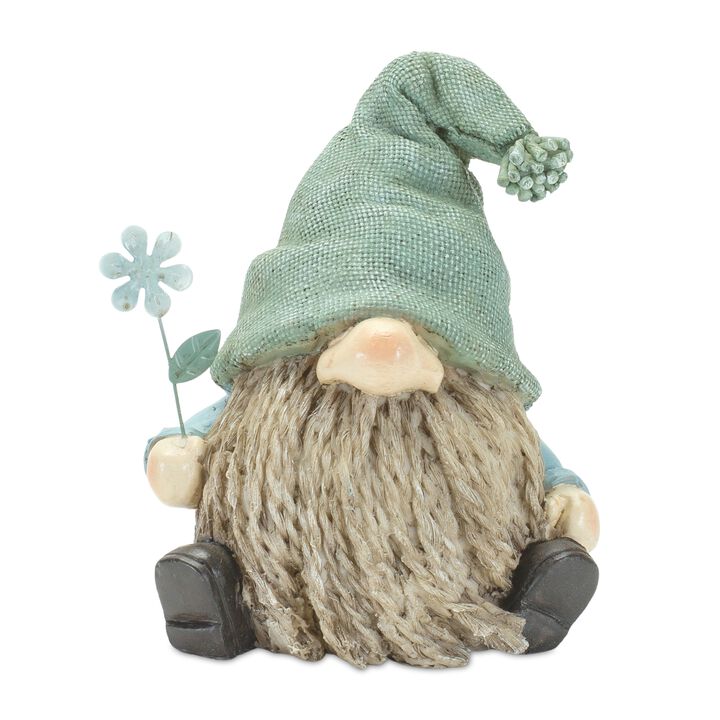 Set of 4 Resin Gnomes – Decorative Garden Statues for Yard, Patio, and Home Decor