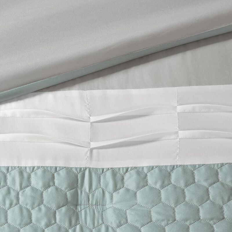 Belen Kox Tinsley Pintuck Details 8 Piece Comforter Set, Belen Kox