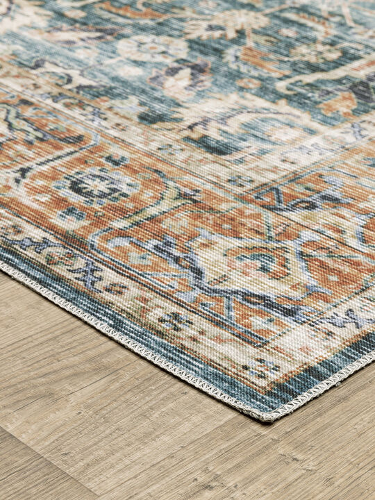 Charleston 2' x 3' Blue Rug
