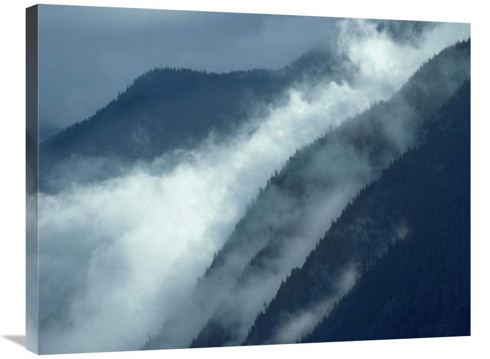 Mist rising in the Cascade Mountains near Hope, British Columbia, Canada-Canvas Art-32x24
