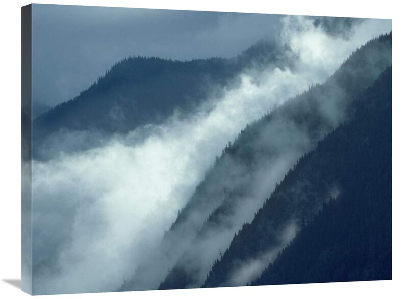 Mist rising in the Cascade Mountains near Hope, British Columbia, Canada-Canvas Art-32x24