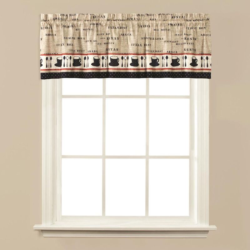 Saturday Knight Ltd Cafe Window Tier Pair With 3/4" Rod Pocket - 2 Piece - 57x36", Linen