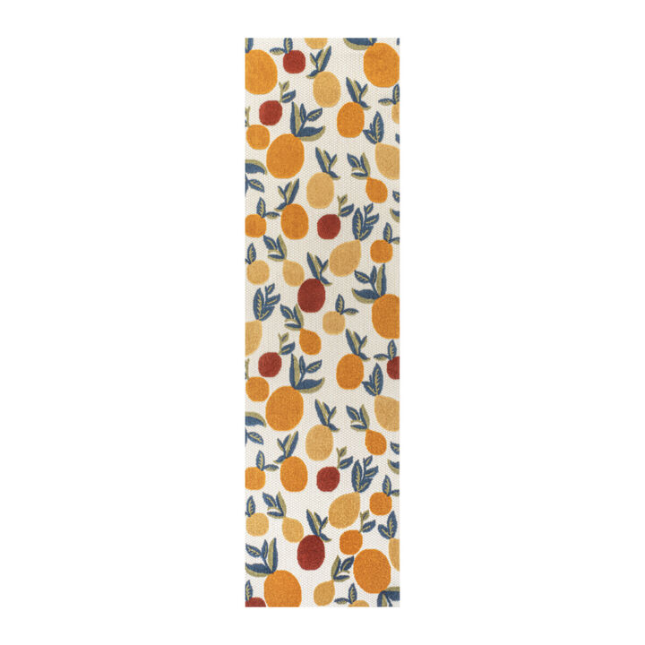 Limone Bold Lemon High-Low Indoor/Outdoor Area Rug