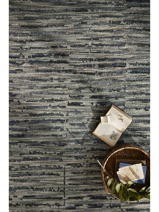 Daphne DAP01 Stone/Charcoal 18" x 18" Sample Rug