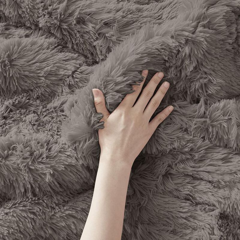 Belen Kox Cozy Comfort Long Fur 3-Piece Comforter Set, Belen Kox