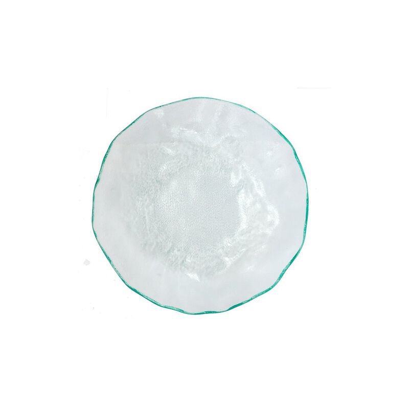 Glass Dinnerware dia.12" h:2.25" 60 oz. Round Clear Glass Bowl