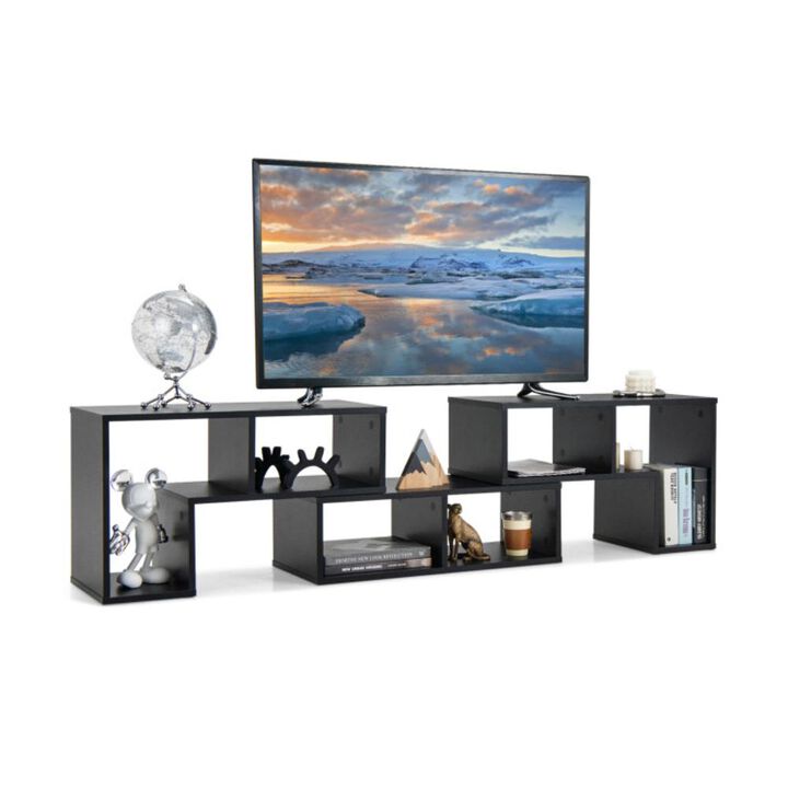 Hivvago 3 Pieces Console TV Stand for TVs up to 65 Inch with Shelves