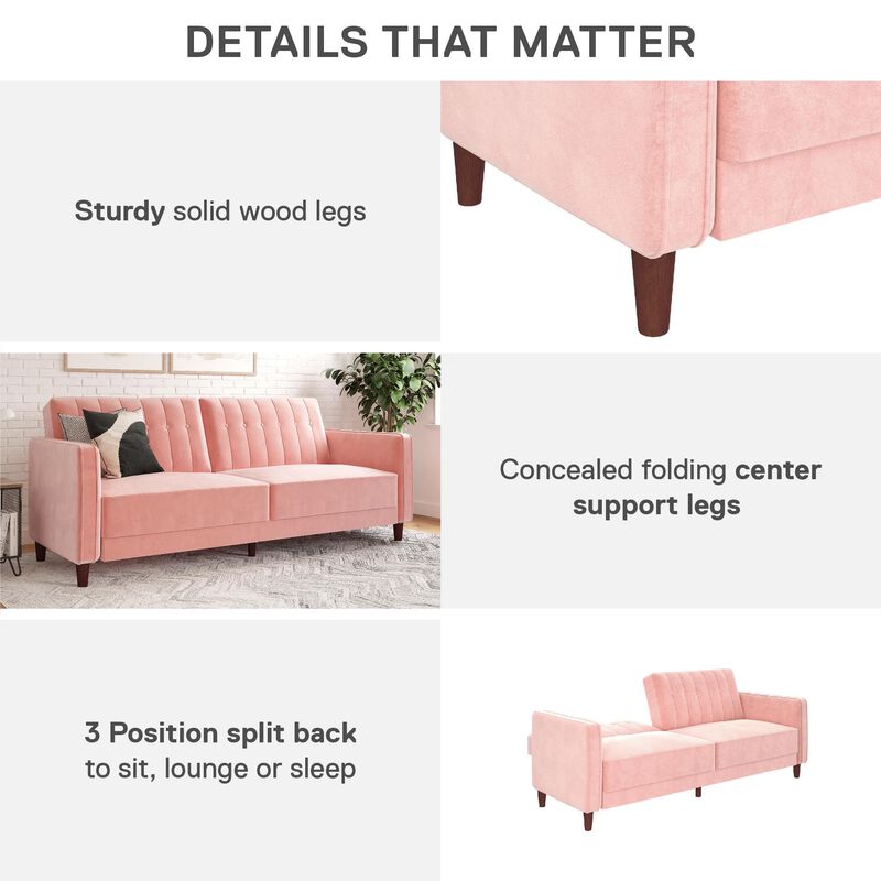 Levi Tufted Transitional Futon