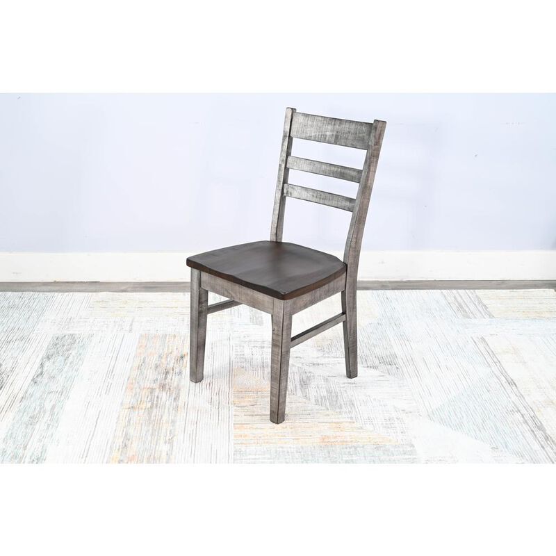 Sunny Designs Ladderback Chair, Wood Seat