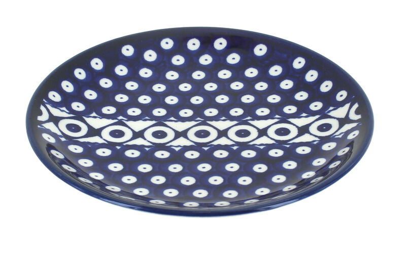 Blue Rose Polish Pottery Xena Dessert Plate