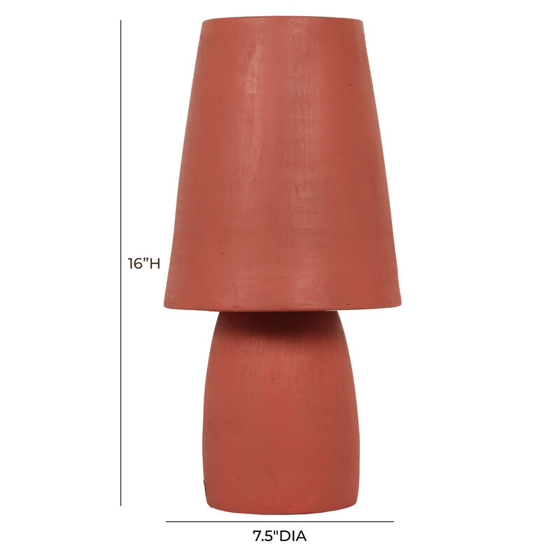 Porcini Blue Terracotta Table Lamp