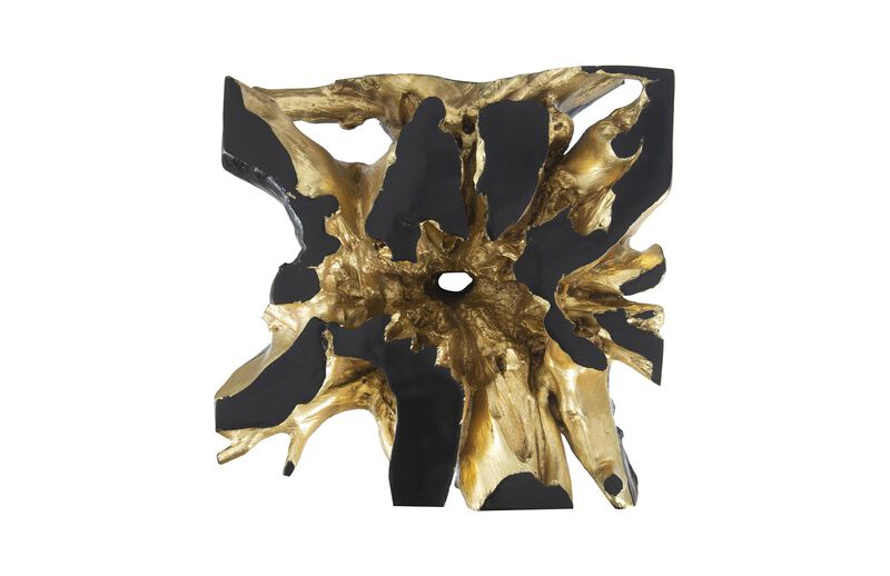 Noir Cast Root Coffee Table