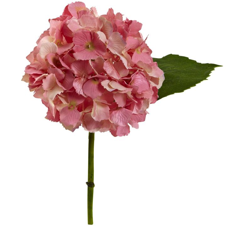 Nearly Natural 12-in Hydrangea Artificial Flower (Set of 12)