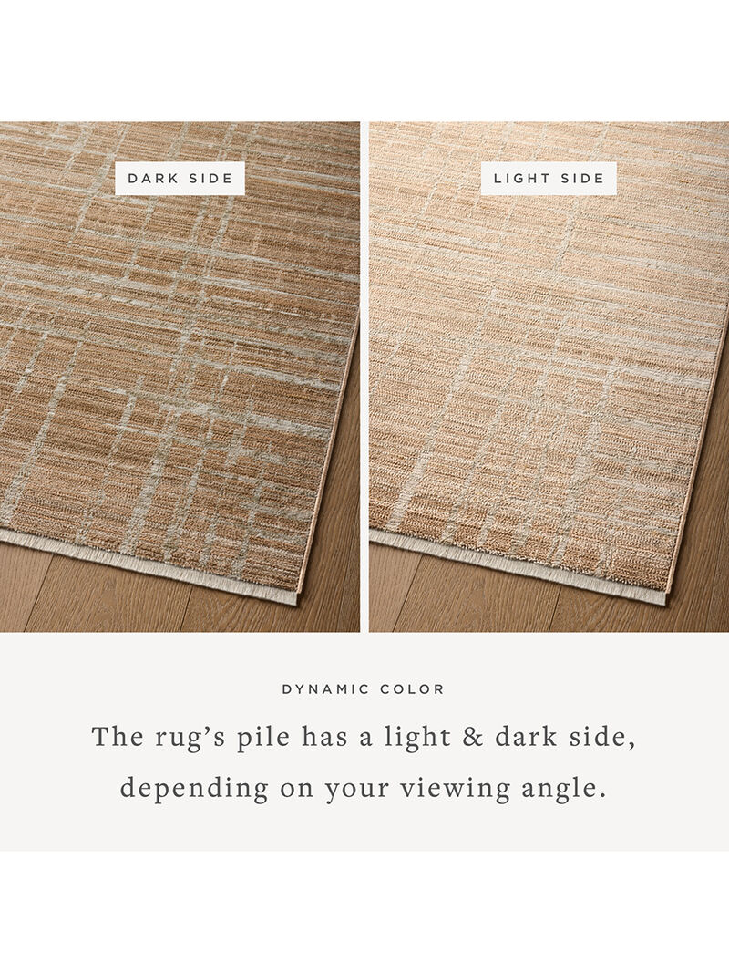 Wade WAE-03 Clay / Silver 3''6" x 5''6" Rug by Loloi II