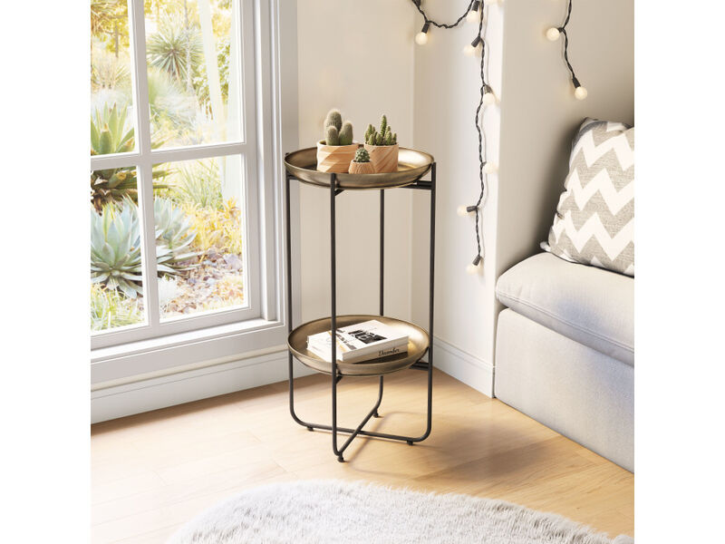 Bronson Accent Table Bronze